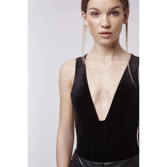 topshop plunge bodysuit